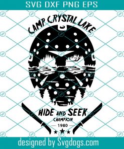 Camp Crystal Lake Hide And Seek Champion Svg, Halloween Svg