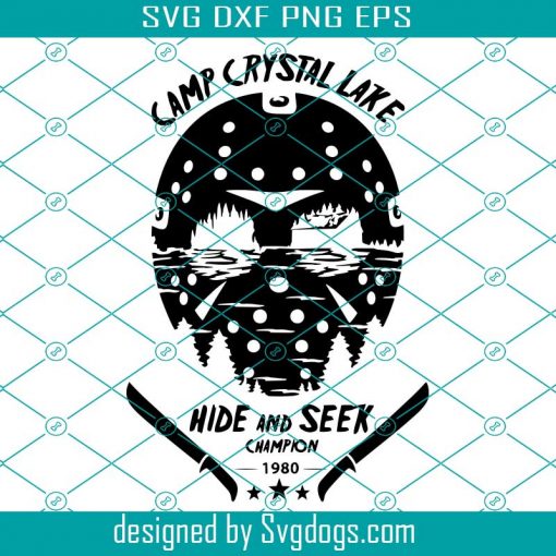 Camp Crystal Lake Hide And Seek Champion Svg, Halloween Svg