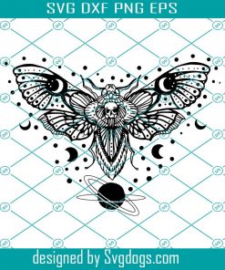 Death Space Moth Svg, Animal Svg, Trending Svg