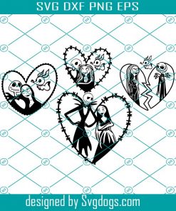 Jack And Sally Love Svg, Sally Svg File,The Nightmare Before Christmas Svg