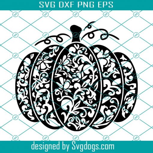 Halloween Svg, Pumpkin Svg, Thanksgiving Svg, Autumn Svg, Floral Svg