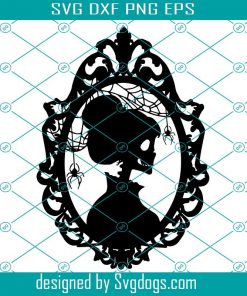 Skeleton Lady Svg, Halloween Svg, Girl Svg, Halloween Girl Svg