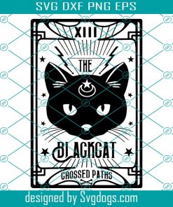 Black Cat Svg File, Cat Svg, Animal Svg, Halloween Svg