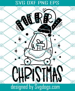 Push Car Toddler Kids Christmas Svg, Merry Christmas Svg, Push Car Toddler Kids Christmas Svg