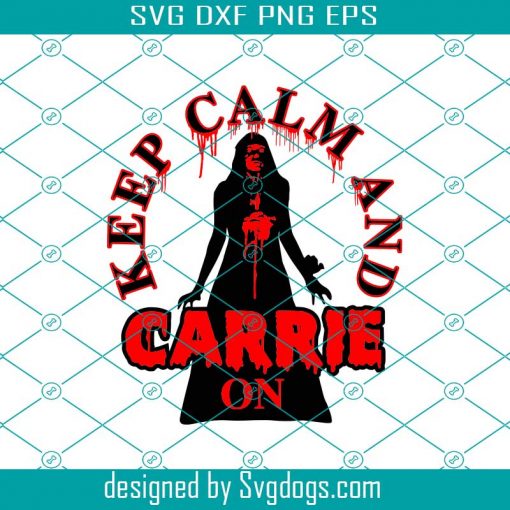 Carrie Svg, Halloween Movie Svg, Hollywood Villains Svg, Digital Svg