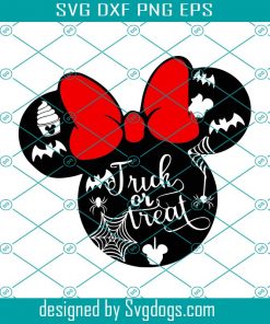 Disney Halloween Trick Or Treat Minnie Mouse Svg, Disney Svg, Halloween Svg