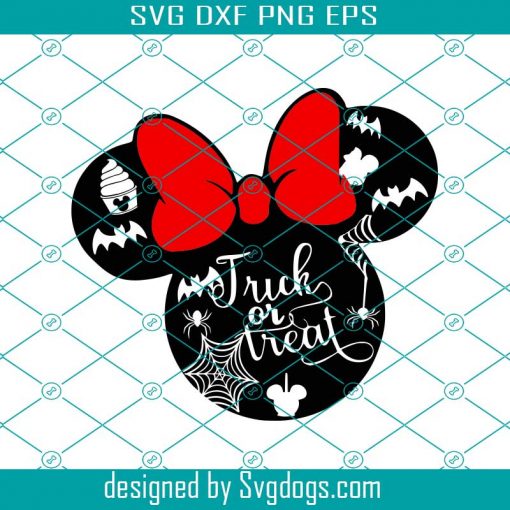 Disney Halloween Trick Or Treat Minnie Mouse Svg, Disney Svg, Halloween Svg