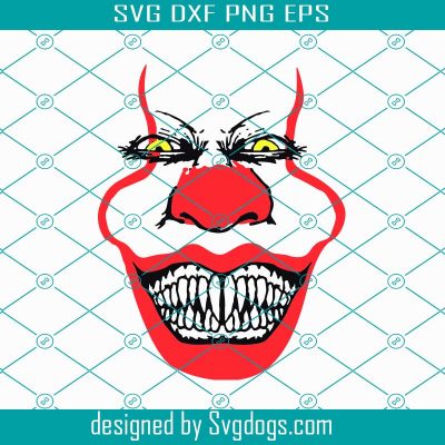 Pennywise Svg, Halloween Svg, Skull Svg