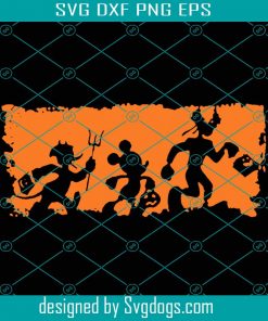Disney Friends Halloween Svg, Disney Svg, Halloween Svg