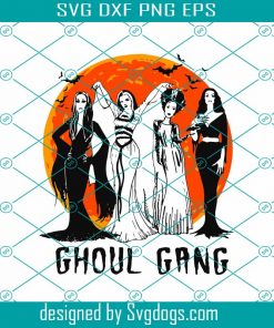 Ghoul Gang Svg, Girl Ghoul Gang Svg, Disney Halloween Svg, Halloween Svg, Girl Gang Svg