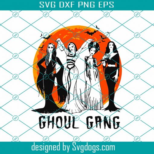 Ghoul Gang Svg, Girl Ghoul Gang Svg, Disney Halloween Svg, Halloween Svg, Girl Gang Svg