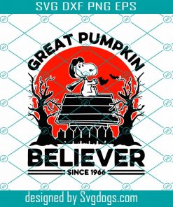 Great Pumpkin Believer Since 1966 Svg, Halloween Svg