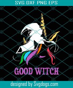 Halloween Trick Or Treat Unicorn Good Witch Svg, Halloween Svg