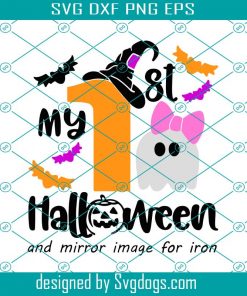 1st Halloween Svg, My First Halloween Svg, Baby’s 1st Halloween Svg, Halloween Svg