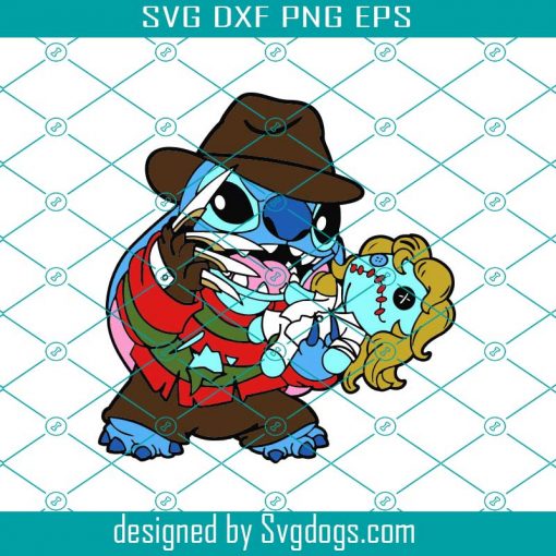 Fredy Stitch Svg, Print Svg, Halloween Svg