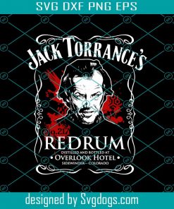 Jack Torrance’s Redrum Svg, The Shining Black Redrum Jack Nicholson HD Svg, Jack Torrance’s Redrum Poster Svg