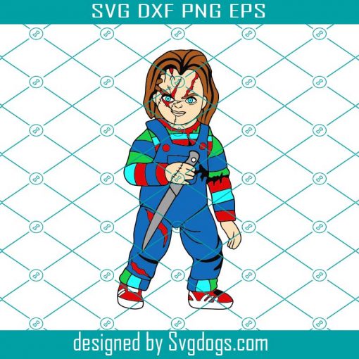 Chucky Svg, Halloween Svg, Chucky Horror Movie Killers Svg, Movie Character Killer Svg