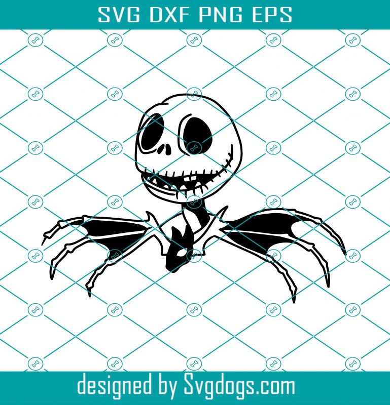 Skeleton Svg, Jack Skellington Svg, Halloween Svg - SVG EPS DXF PNG ...