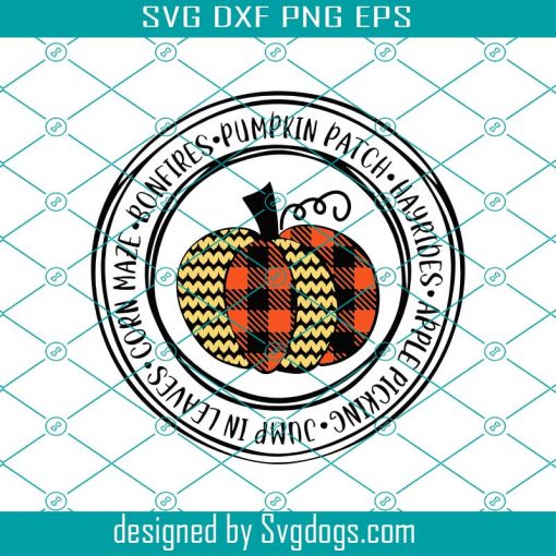 Ugly Sweater Pumpkin Svg, Fall Svg, Autumn Svg, Plaid Pumpkin Svg, Studio 3 Heart On Fire Svg, Modern Svg