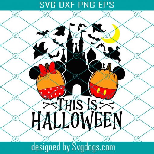 This Is Halloween Letter Art Svg, Mickey Mouse Head Words Svg, Mickey Mouse Svg