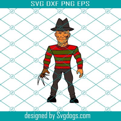 Freddy Svg, Halloween Svg, Horror Movie Svg, Monster Svg, Nightmare On ...