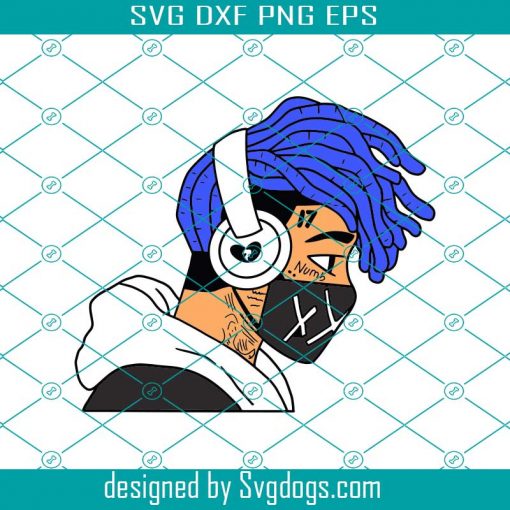 Tentacion Svg, Funny Svg Canvas, Rapper Svg