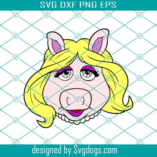 Miss Piggy Muppets In Svg, Disney Svg, Miss Piggy Svg