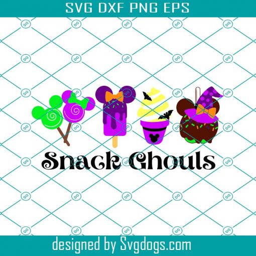 Disney Halloween Svg, Disney Snacks Graphic Svg, Disney Halloween Snacks Svg