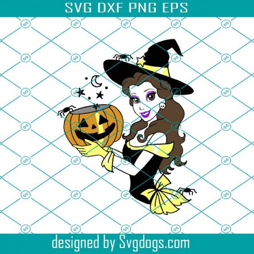 Disney Halloween Svg, Belle Svg, Beauty And The Beast Svg, Disney Princess Svg