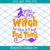 You Coulda Had A Bad Witch Svg, Hocus Pocus Svg, Halloween Bad Witch Svg