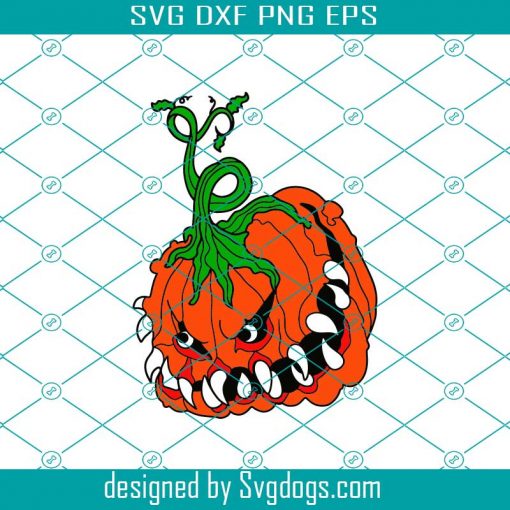 Evil Pumpkin Jack Svg, Lantern Pumpkin Svg, Halloween Svg