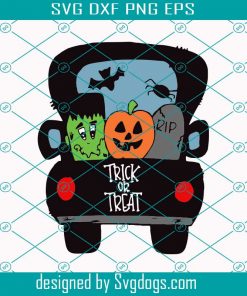 Trick Or Treat Monster Halloween Svg, Halloween Svg, Trick Or Treat Svg