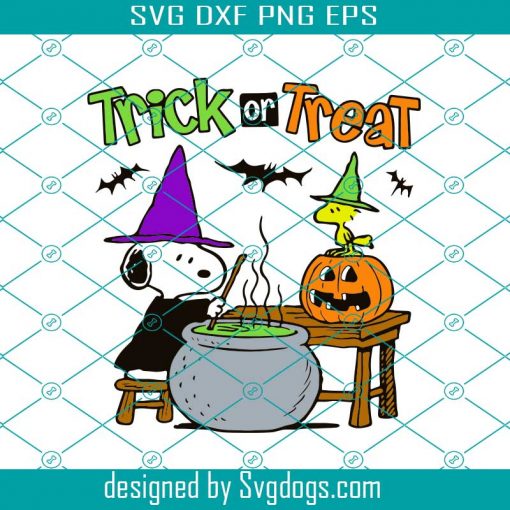 Trick Or Treat Snoopy Halloween Svg, Halloween Svg, Snoopy Svg