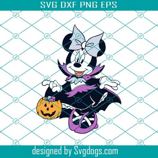 Minnie Mouse Svg, Happy Halloween Svg, Halloween Svg