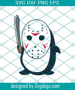 Penguin Jason Friday The Thirteenth Halloween Svg, Halloween Svg