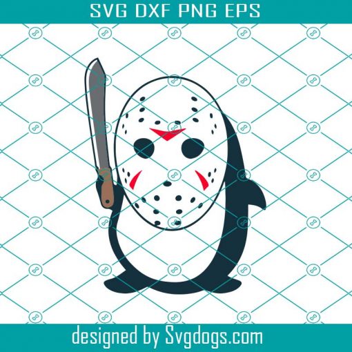 Penguin Jason Friday The Thirteenth Halloween Svg, Halloween Svg