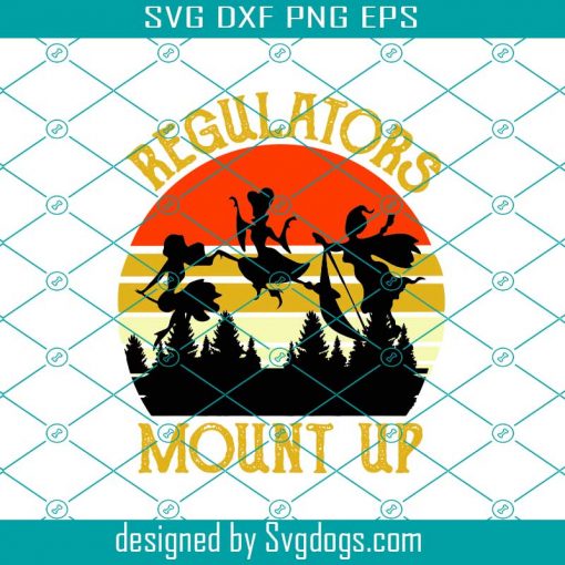 Regulators Mount Up Svg, Witch Svg, Witch Broomstick Svg, Mount Up Svg