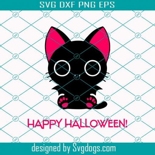 Happy Halloween Svg, Meowgial Svg, Magic Cat Svg