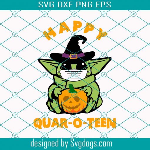 Happy Quar O Teen Halloween Svg, Quarantine Svg, Halloween Svg