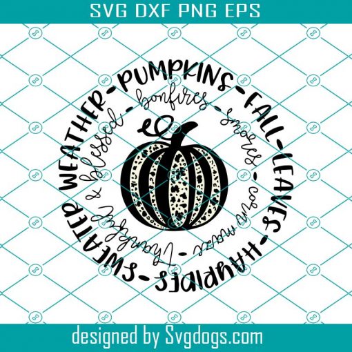 Leopard Pumpkin Svg, Cuttable Leopard Pumpkin Svg, Fall Svg, Pumpkins Svg