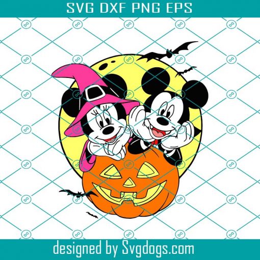 Mickey Pumpkin Svg, Mickey Halloween Svg, Disney Halloween Svg