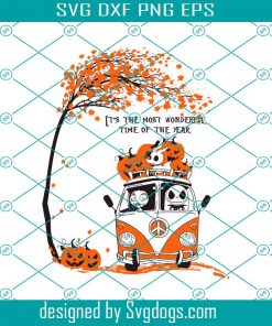 Halloween Jack And Sally Svg, It is The Most Wonderful Time Of The Year Svg