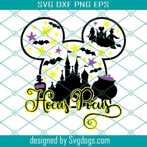 Magic Castle Halloween Svg File,  Inspired By Svg, Halloween Svg, Mickey Mouse Svg