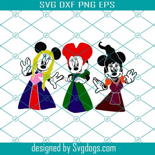 Sanderson Sisters Svg, Disney Sanderson Svg, Minnie Sanderson Sister Svg, Minnie Svg