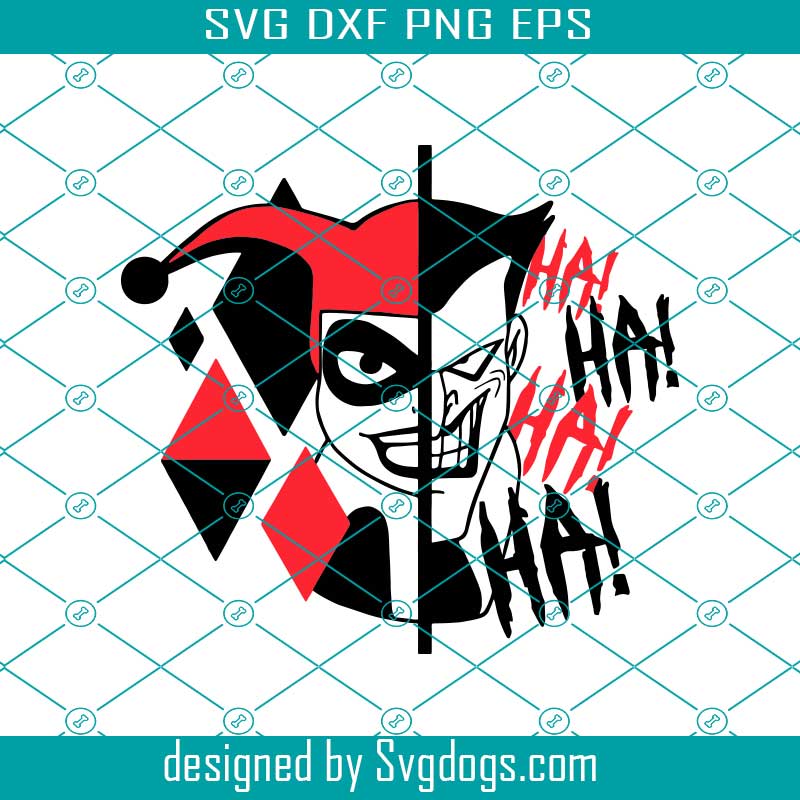 Harley Quinn & The Joker Svg, The Joker Svg, Batman Svg - SVG EPS DXF ...