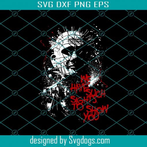 Hellraiser Horror Characters Svg, Horror Movie Killer Svg, Horror Film Svg, Horror Art Svg