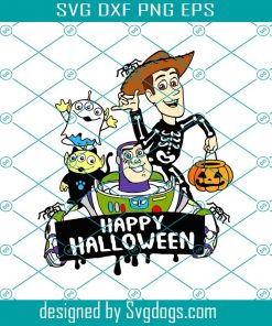 Toy Story Halloween Svg, Disneyland Halloween Svg, Happy Halloween Svg