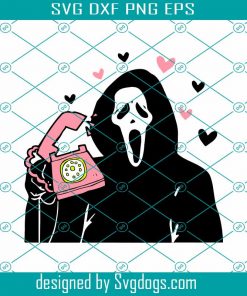Calling Scream Svg, Halloween Svg, Horror Movie Svg, Horror Character Svg