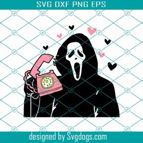 Calling Scream Svg, Halloween Svg, Horror Movie Svg, Horror Character Svg