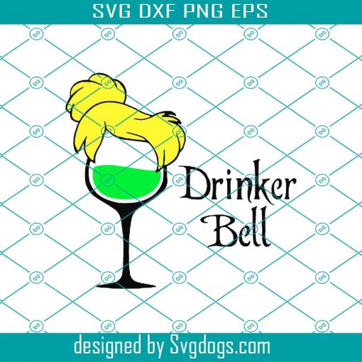 Drinker Bell Svg, Tinkerbell Svg, Disney Svg, Peter Pan Svg